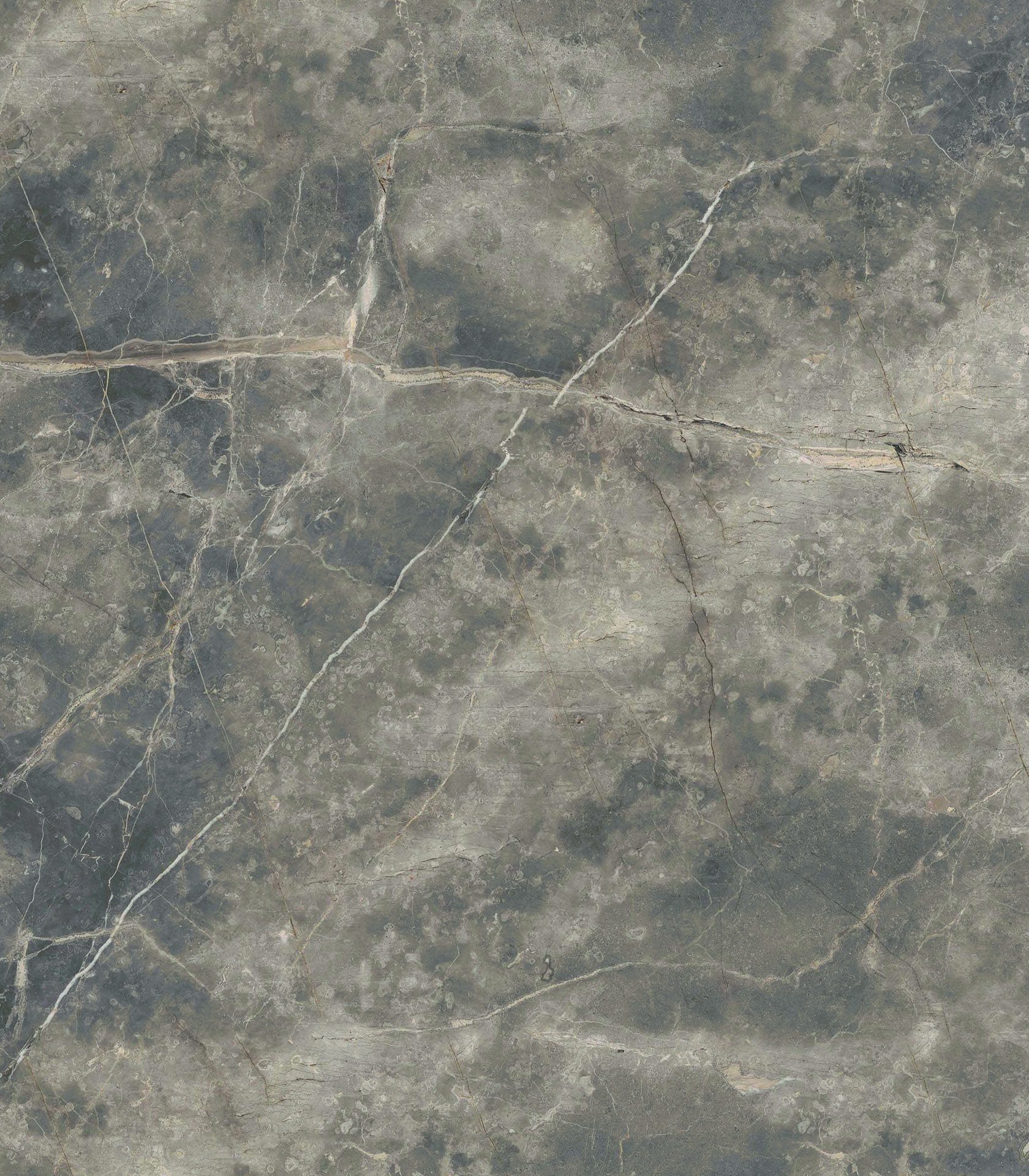 Farbmuster der Nobilia Wange in 218 Marmor Pangea grey Nachbildung