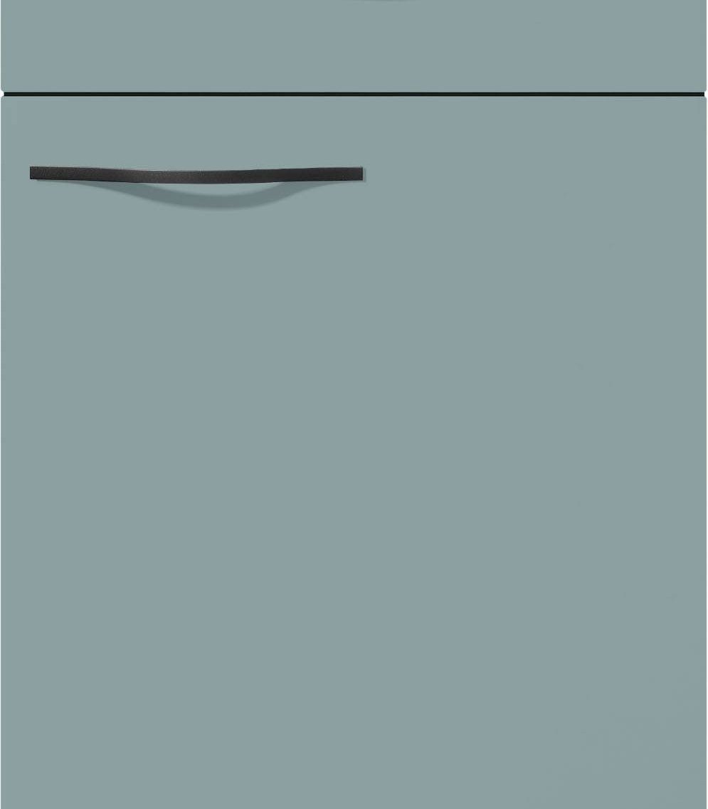 Farbmuster der Nobilia Wange in 337 Lacklaminat, Aqua supermatt