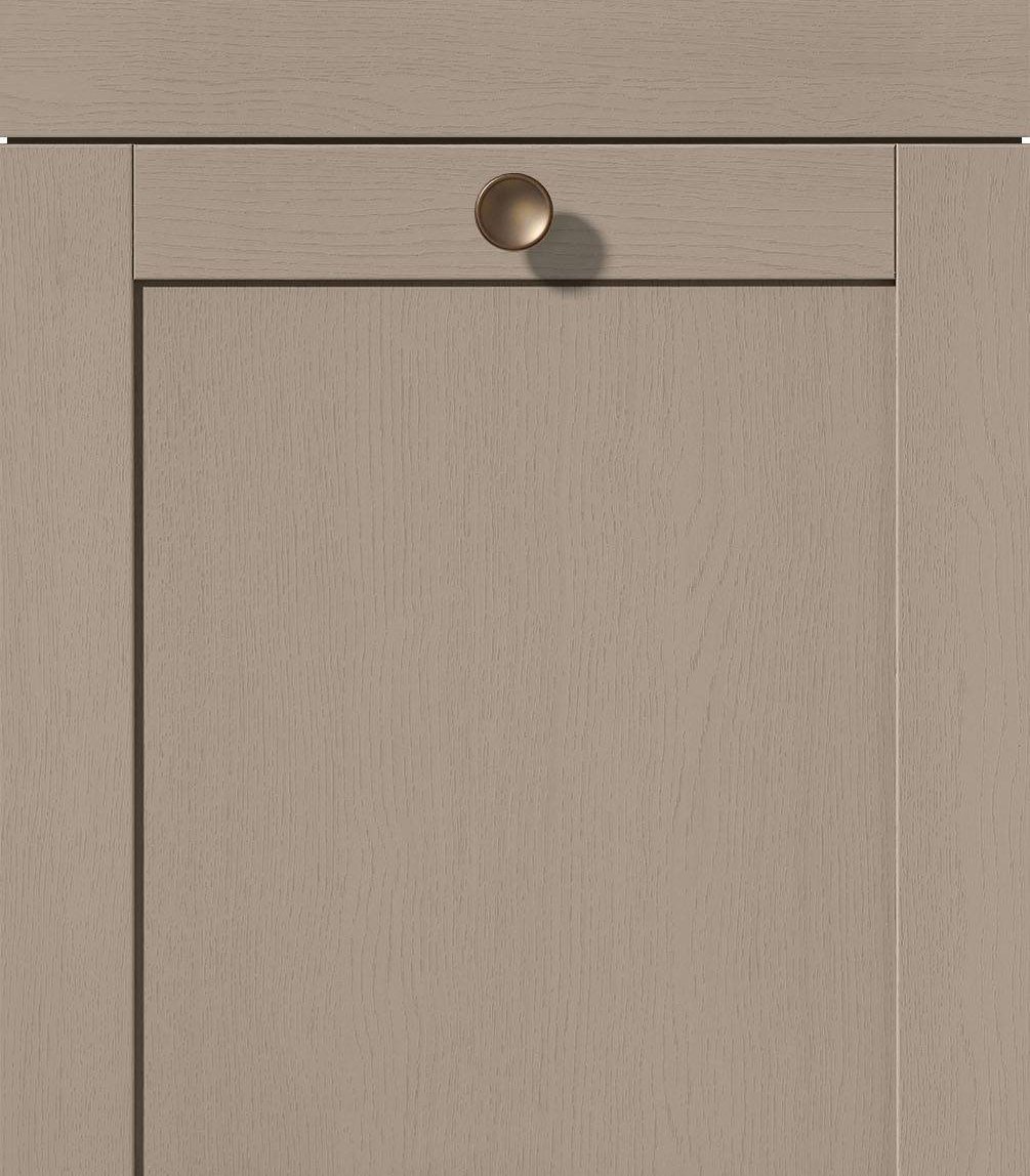 Farbmuster der Nobilia Wange in 619 Lacklaminat, Holzstruktur Macchiato